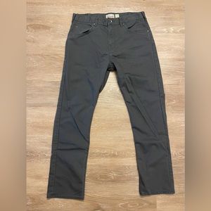 Patagonia Men’s Performance Twill Jeans 34x30 Forge Grey EUC Straight Fit